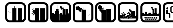 September 11 Icon font preview
